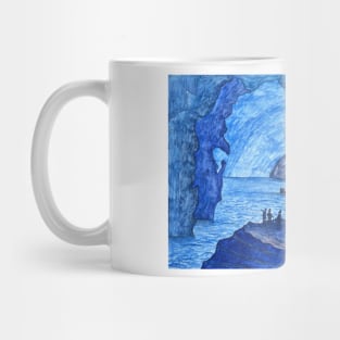 Blue Grotto, Capri, Italy 1880 Lawrence W. Ladd Mug